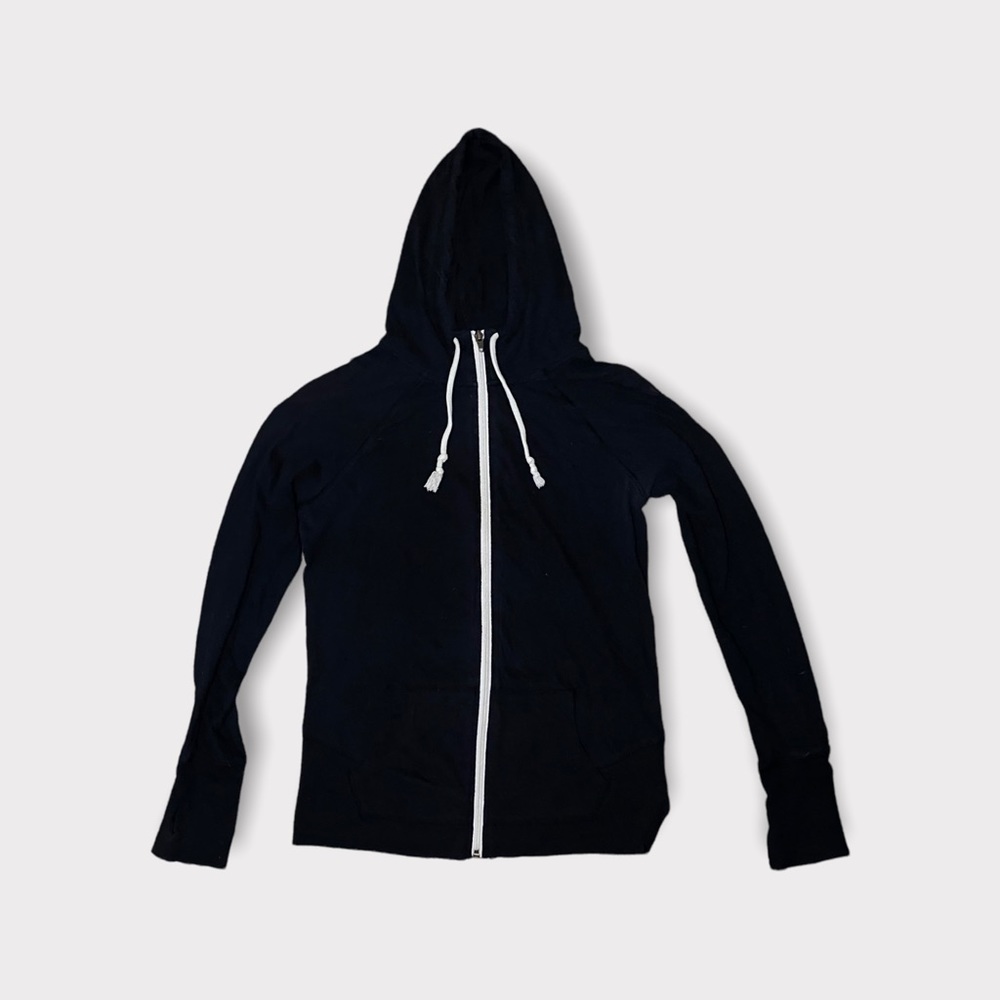 Women’s Zip Up Hoodie - Black